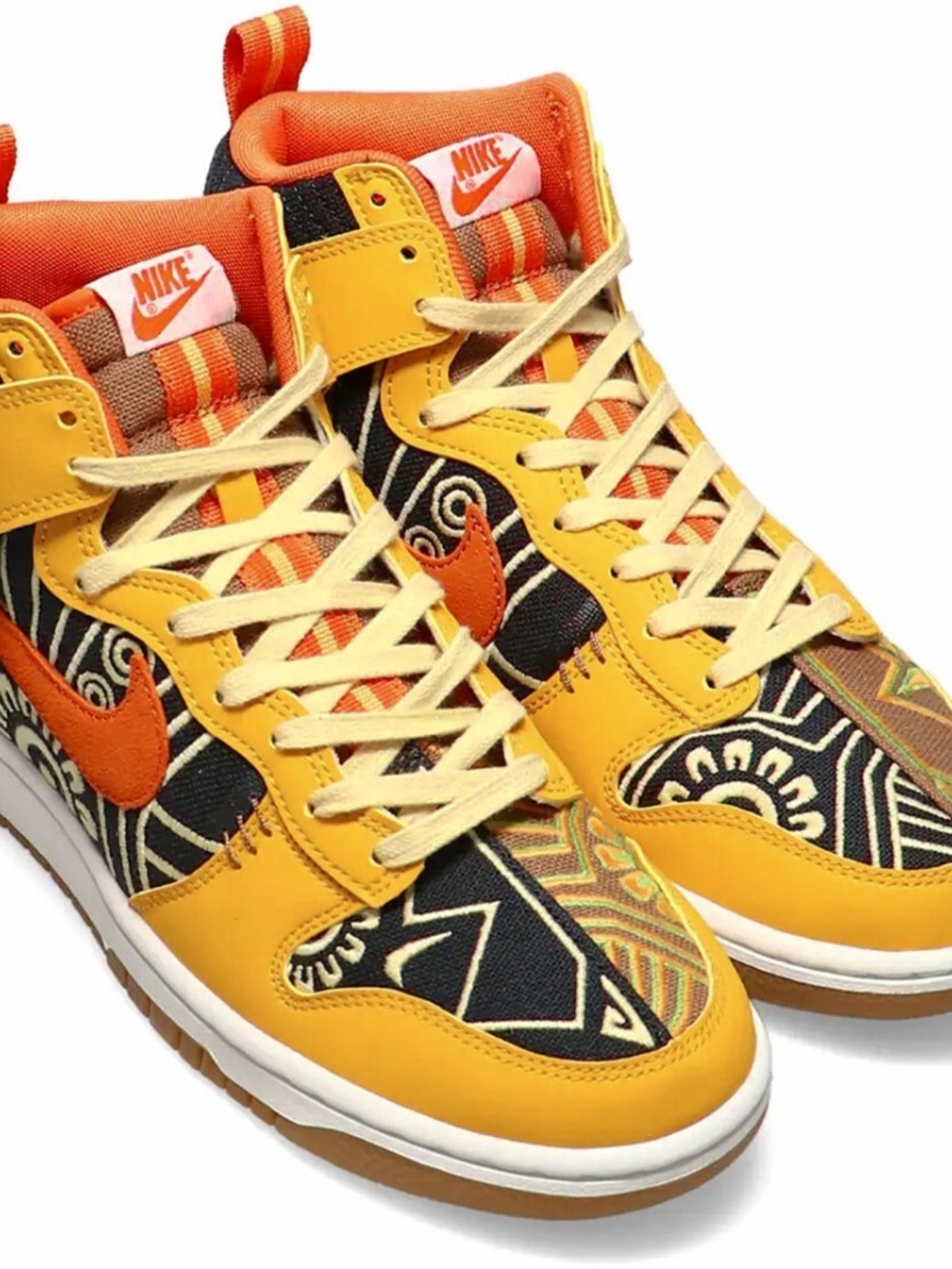 NEW Nike Dunk High "Somos Familia" Yellow/Blk/Orange | Women's 7.5 | Premium